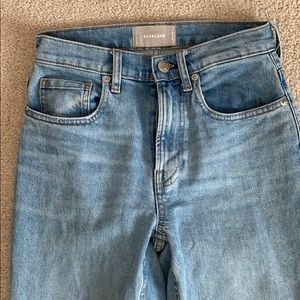 Everlane Cheeky Straight Jean in Sky Blue